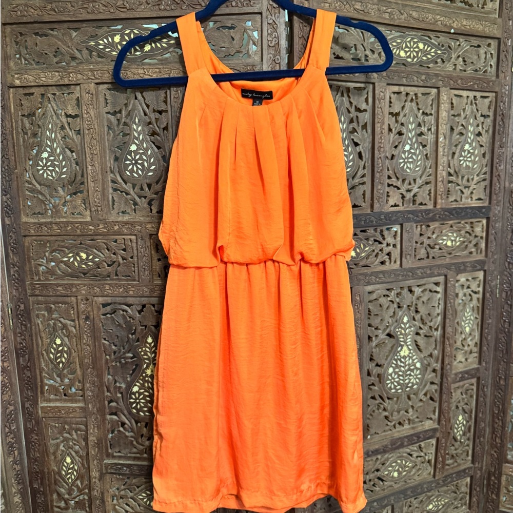 City Triangles Orange Mini Dress